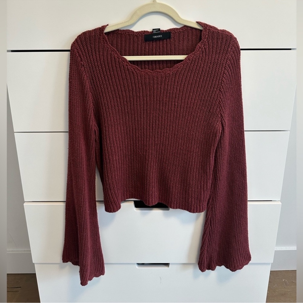 Knitted fall sweater